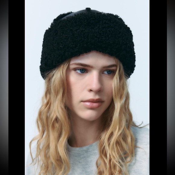 DOUBLE-FACED FLEECE LINED HAT - Picture 2 of 6